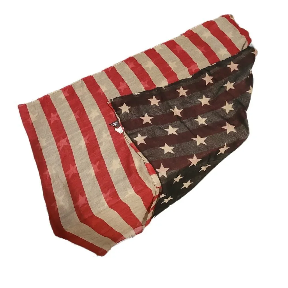 American Flag Scarf/ Wrap / Sarong